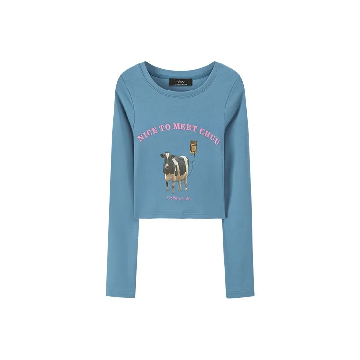 CHUU Straight Long Sleeved T Shirt Women's-0