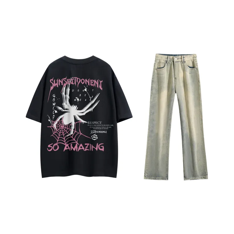 SUNSETMONENT Casual Sportswear Unisex-13