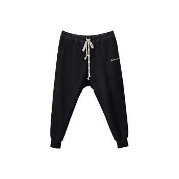 RICKYOUNG Cargo Pants Thickened Sports Pants Unisex Black