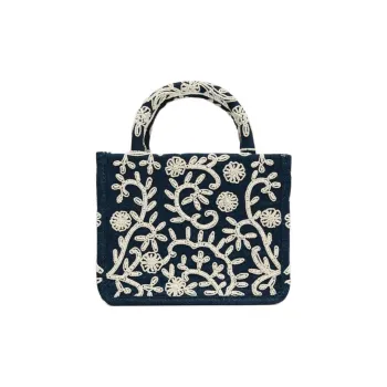 ZARA Cotton Crossbody Handbag Regular Women's Blue