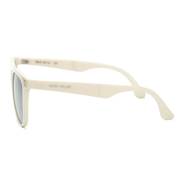 HELEN KELLER TR/Memory Plastic Round Sunglasses Unisex-15