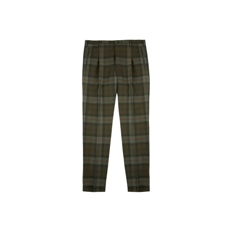 INCOTEX Checkered Trousers-0