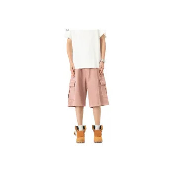 ROOMBOSE Denim Shorts Unisex Pink