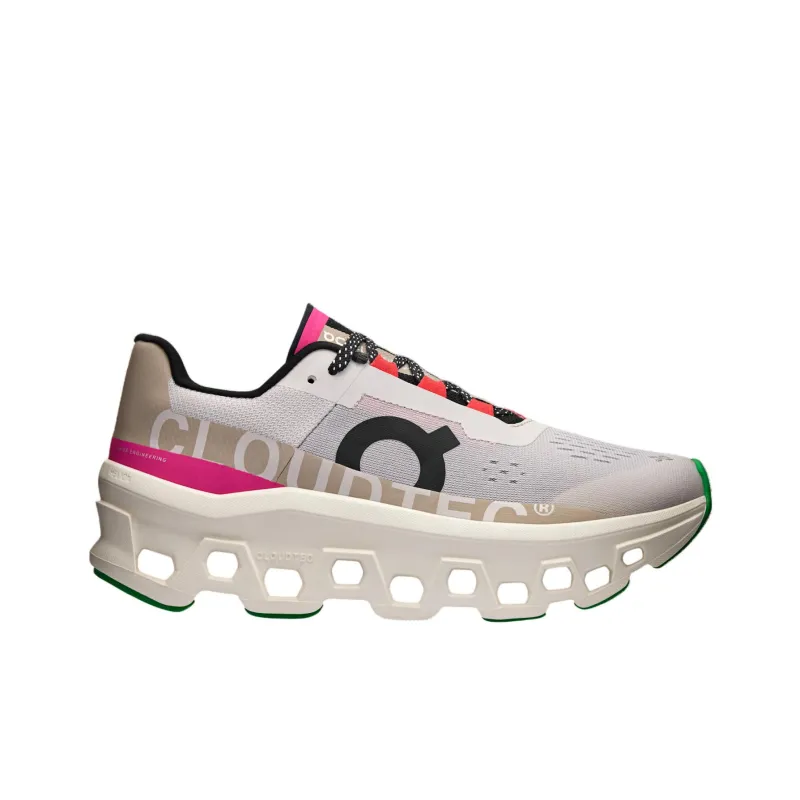On Running CloudmOnster Silver Ivory Women's-1