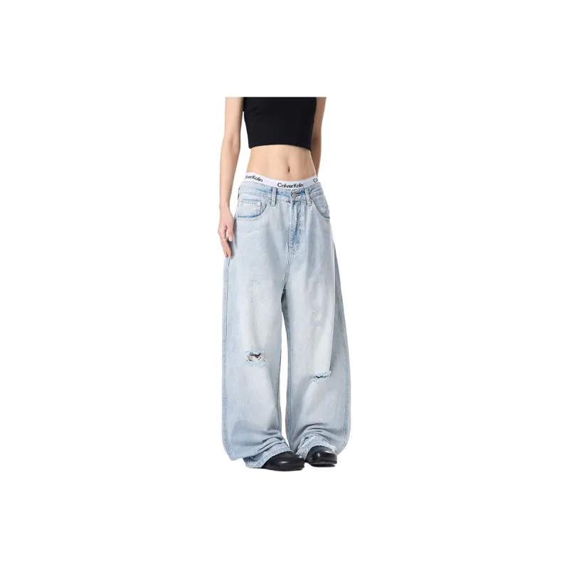 PANDA ADEVIL Jeans Unisex Light Blue-0