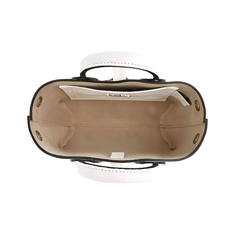 LONGCHAMP Roseau Leather Crossbody Handbags Extra Small Women's White-4