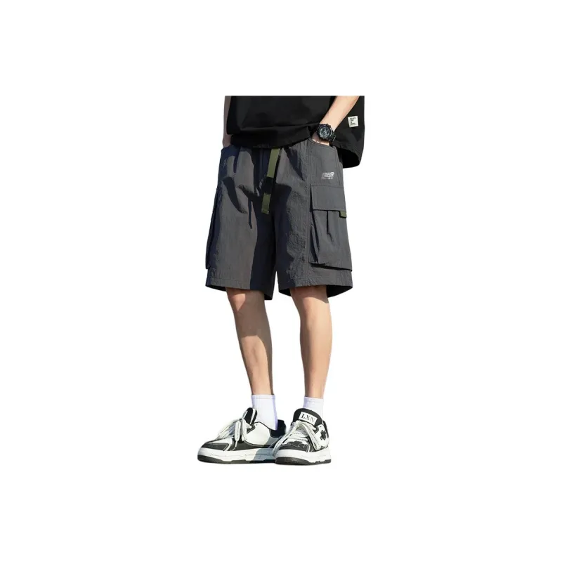 Warrior Huichao Riding The Wind Collection Shorts Unisex Army Green-20