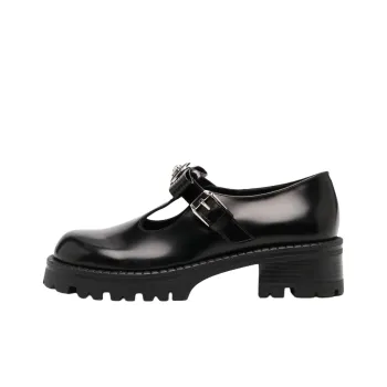 FANSIZHE Gianni Casual Single Shoes 5cm Women's Black