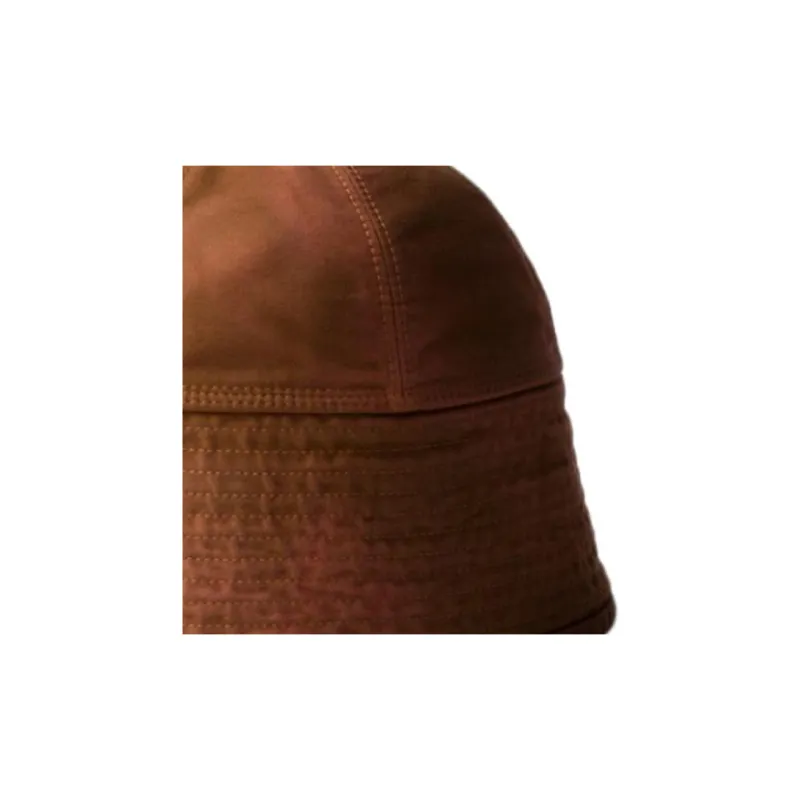 PRADA Metal Bucket Hats Unisex Caramel-2