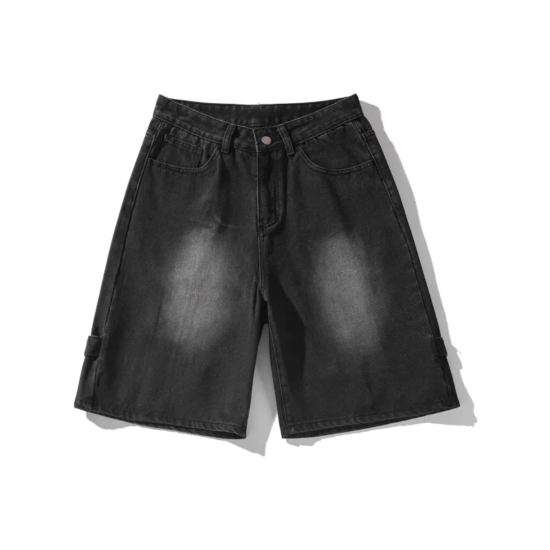 DUNHUANG ART INSTITUTE Denim Shorts Unisex-0