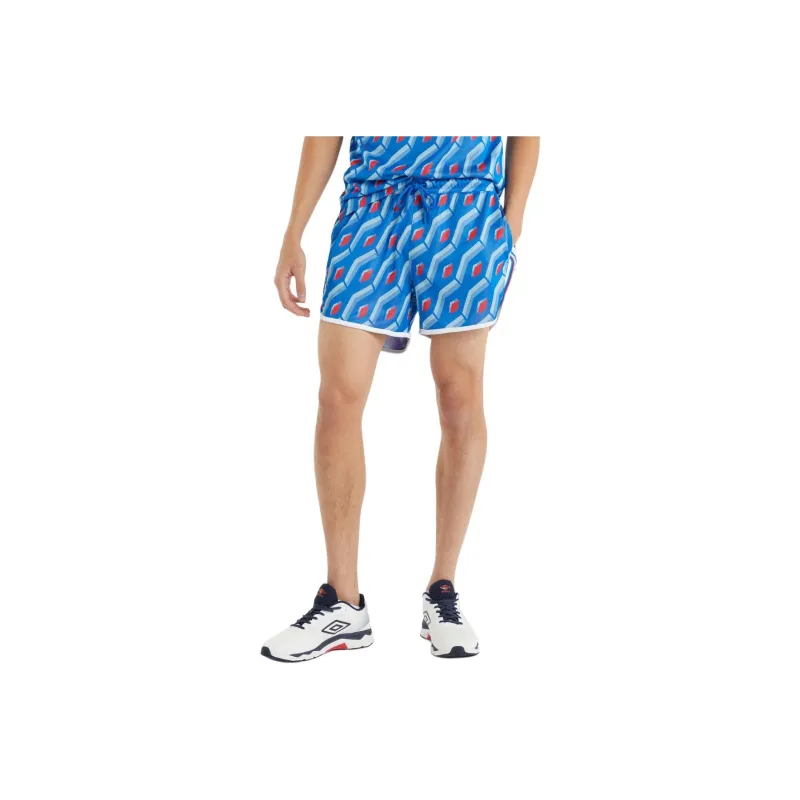 Umbro Jacquard Retro Short Casual Shorts Men's Blue-0