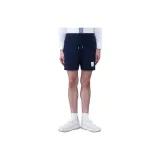 Moschino Kids Shorts mit Monogramm-Print Grau