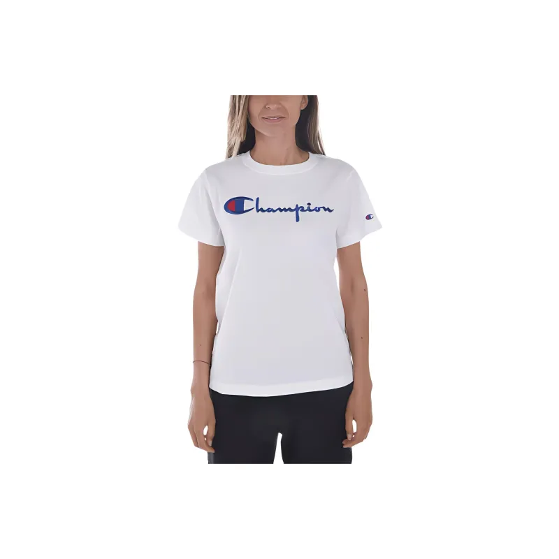 Champion T Shirts Women's White-0