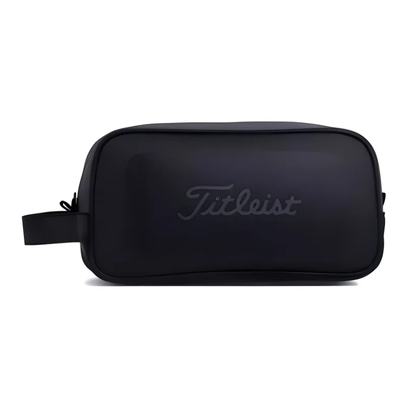 TITLEIST PU Storage Bag Men's Charcoal Black-0