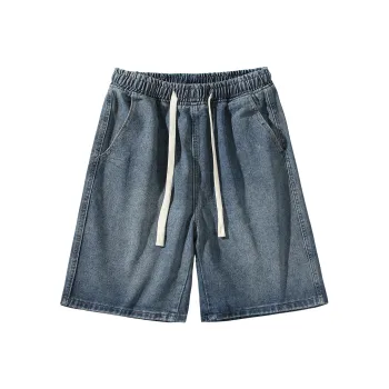 Ghost Mask Denim Shorts Unisex