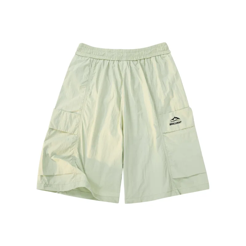 Warrior Huichao Riding The Wind Collection Cargo Shorts Unisex-5