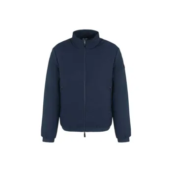 EMPORIO ARMANI EA7 FW24 Puffer Jacket Men's Navy Blue