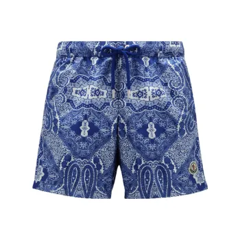 Moncler Casual Shorts Men Blue