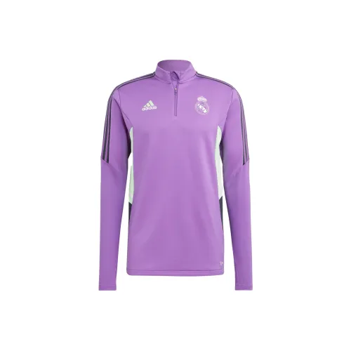 Adidas Real Madrid Soccer Jerseys Men Bright Purple