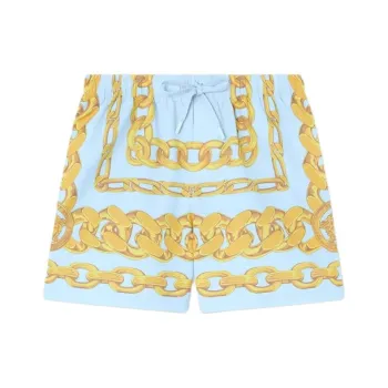 VERSACE Medusa Chains Printed Swim Shorts