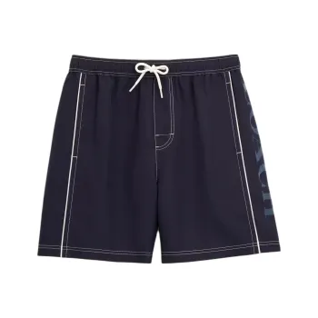 COACH Swim Trunks Swimming Shorts Men's Marine Blue