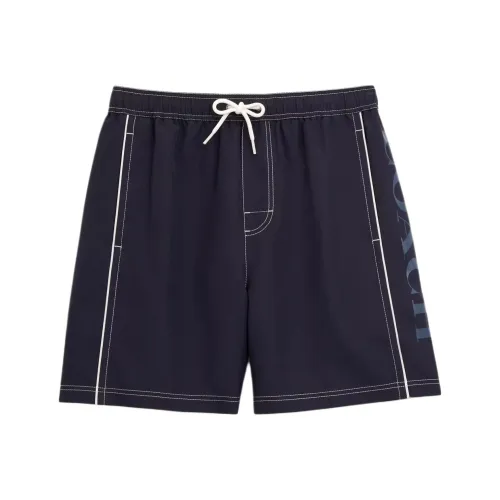 COACH Swim Trunks Swimming Shorts Men's Marine Blue