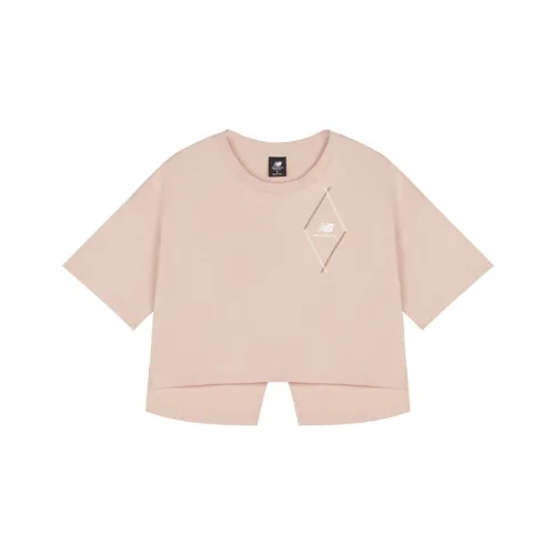 New Balance Crop Tops Women's Pink
