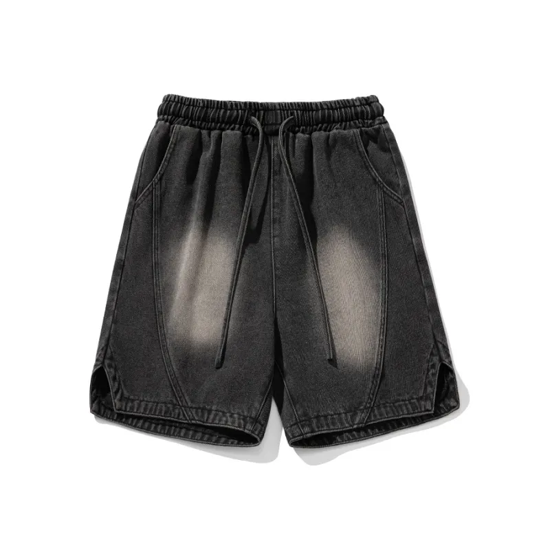 HOZZS Denim Shorts Unisex-0