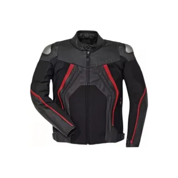 Ducati Unisex Biker Jacket Genuine Leather