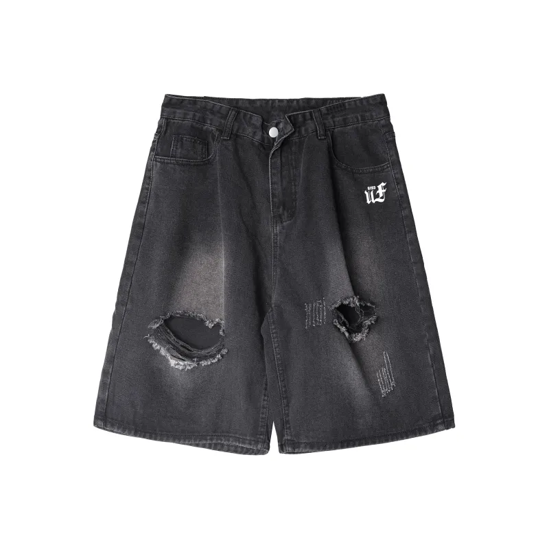 UF9193 Denim Shorts Men-0