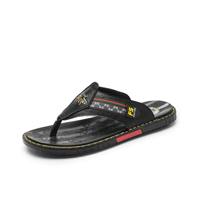 Shiozawa Rubber Sole Stitching Quick Dry Flip Flops Men's-1