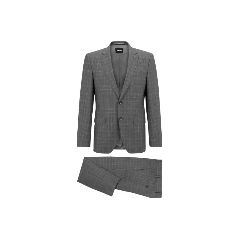 HUGO BOSS Business Suit Men's Gray-0