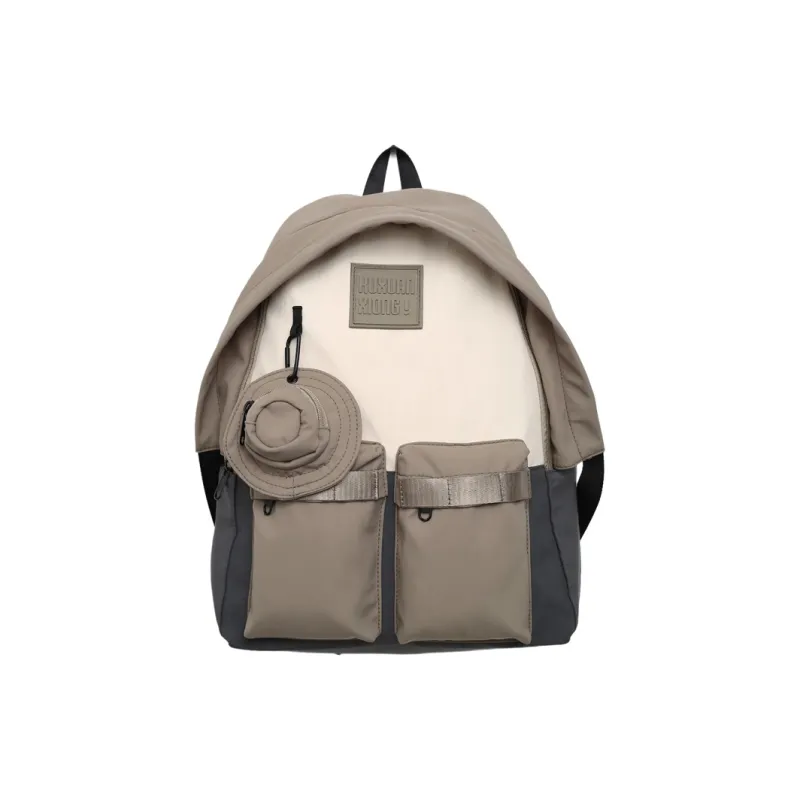 Ceion Keust Oxford Backpack Large Size Unisex Multicolor-8