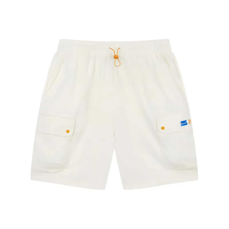 361° Casual Shorts Unisex Cream White-0