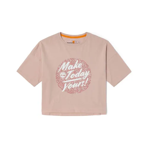 Timberland Crop Tops Women's Light Pink