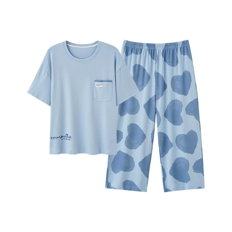 FENTENGCARE Pajama Set Women's Sky Blue-0