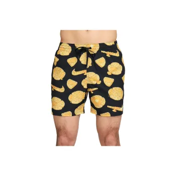 Nike Beach Shorts Men's Black/Yellow Color