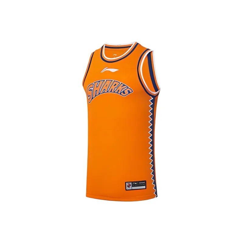 LiNing CBA Collection Professional Basketball Collection Basketball Jersey Shanghai Team Air Edition Men's-0
