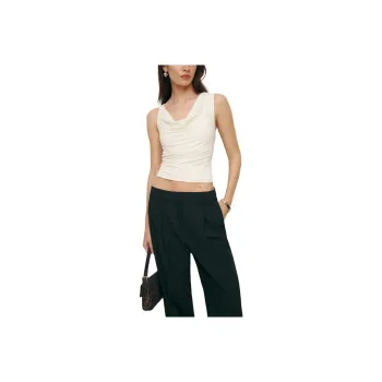 REFORMATION Darla Knit Top Tank Tops Women's White