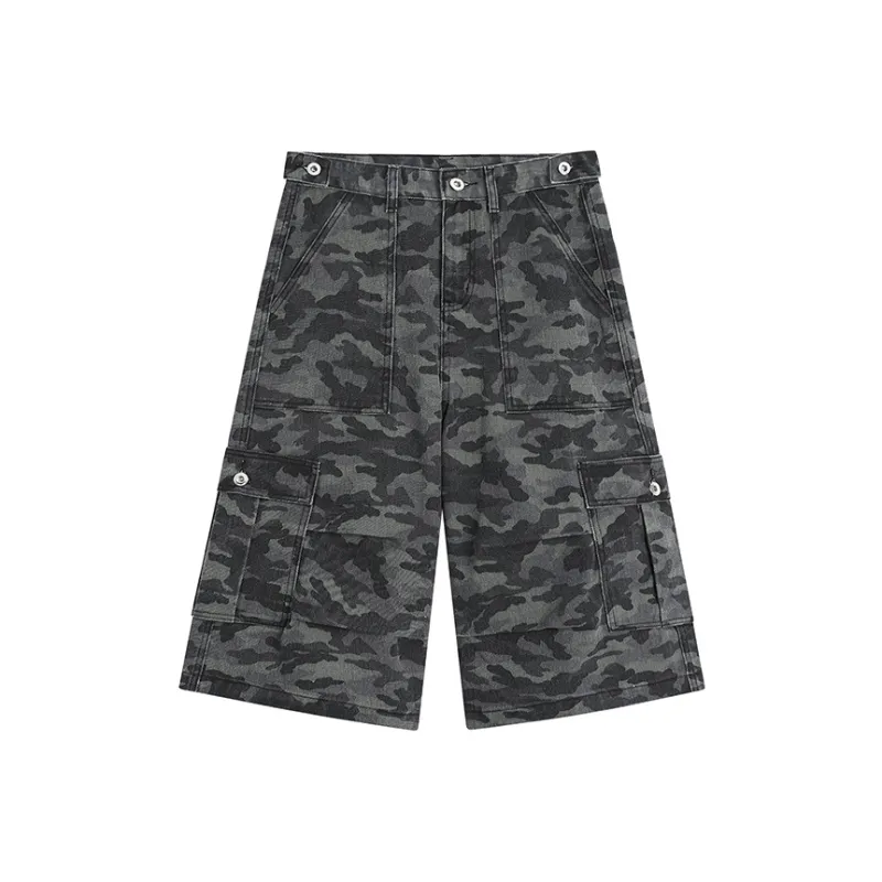 WOLF CODE Cargo Shorts Unisex Camouflage-0