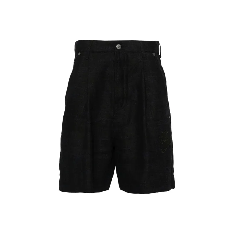 OFF WHITE High Rise Wide Leg Shorts-0