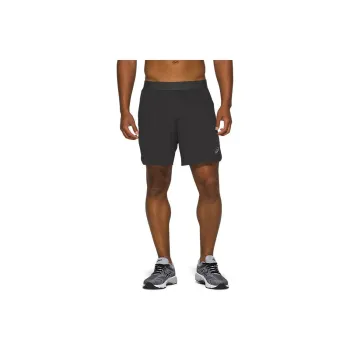 Asics Road 2 N 1 7in Short Casual Shorts Men's Gray