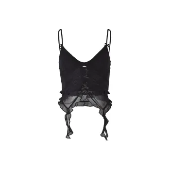 Tiger Mist LAFAYETTE TOP Tank Tops Women's Black