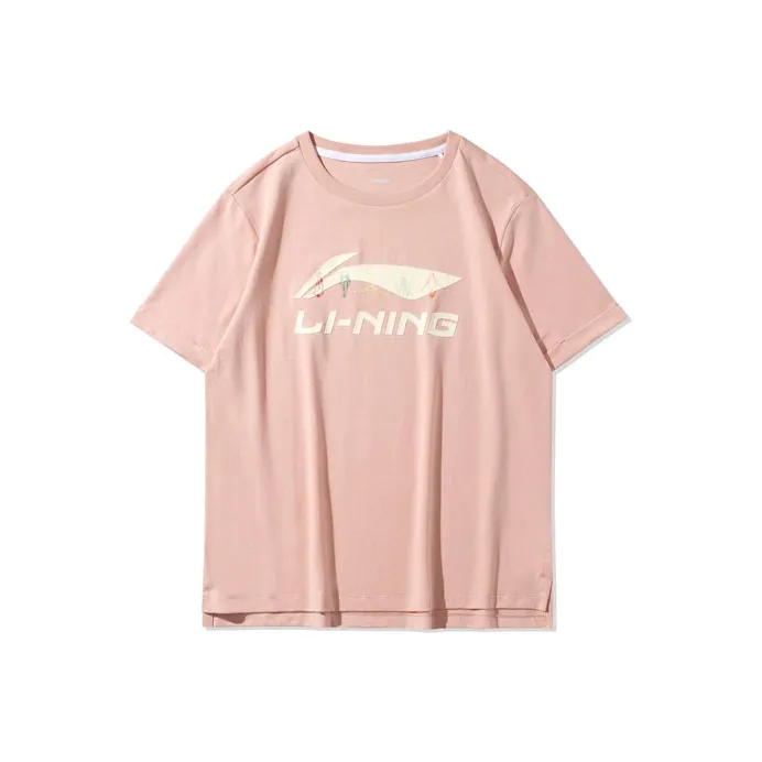 LINING Sports Fashion Collection T Shirts Women's Misty Rose Pink-0