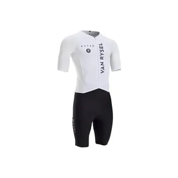 DECATHLON Cycling Suit Men's Black White