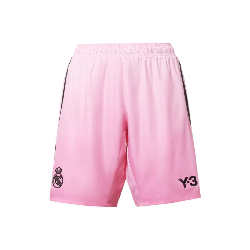 Y-3 X Real Madrid SS22 120th Anniversary Goalkeeper Shorts Pink-0