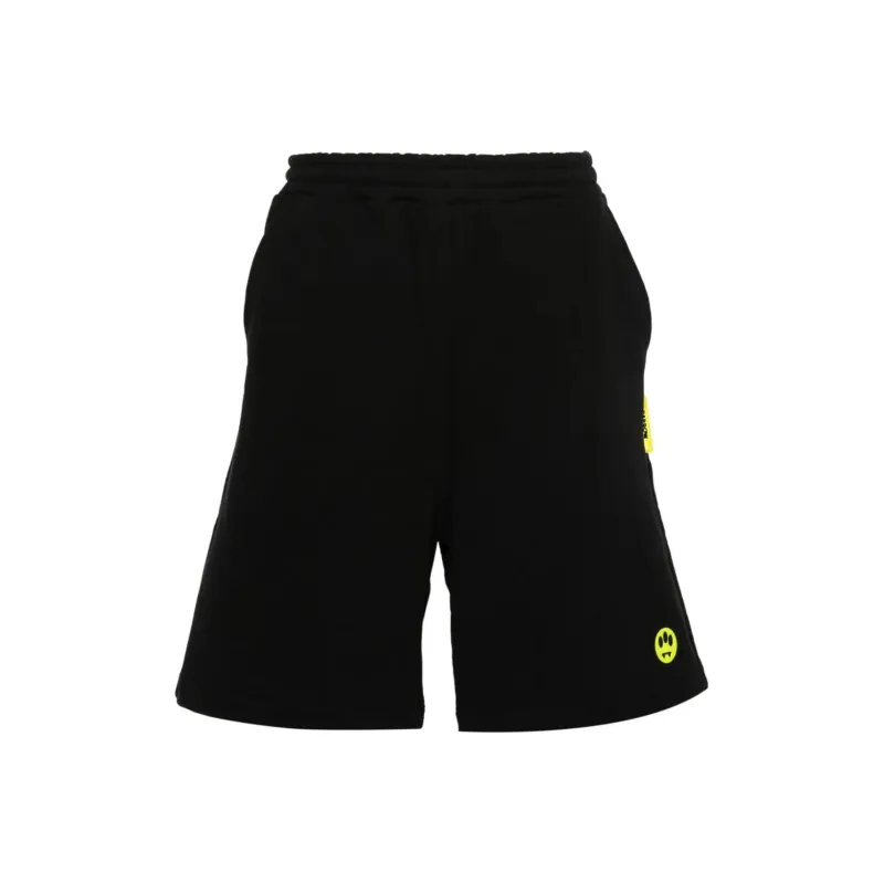 Barrow Face appliqué Track Shorts-0