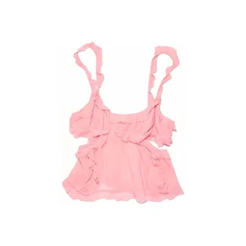Acne Studios Tank Tops Women's Light Pink Red