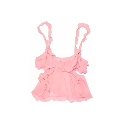 Acne Studios Tank Tops Women's Light Pink Red