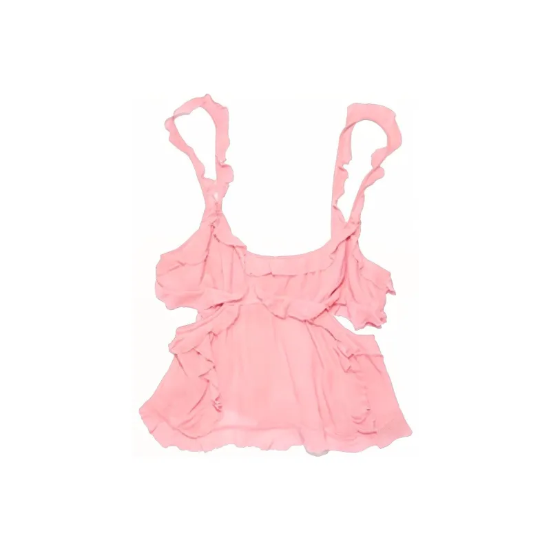 Acne Studios Tank Tops Women's Light Pink Red-0